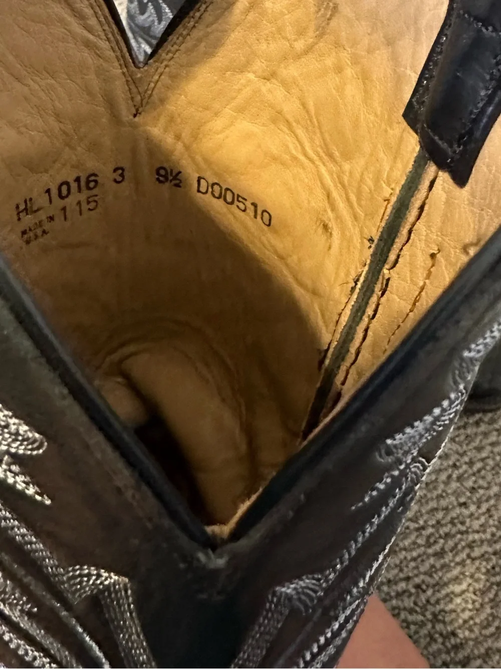 Lucchese Heritage Western Boots with Black Caiman